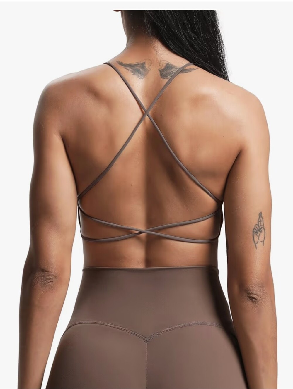 Twist Back Sports Bra